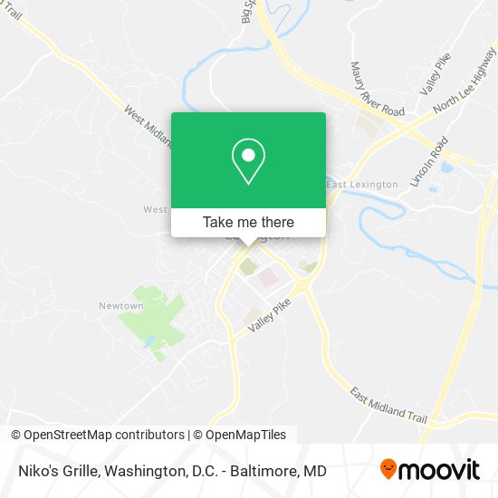 Niko's Grille map