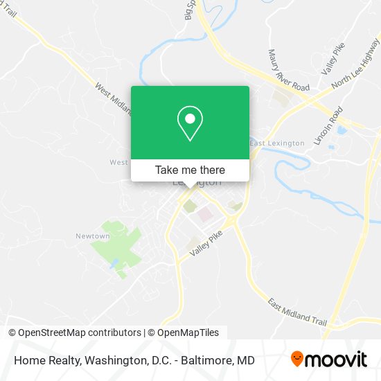 Home Realty map