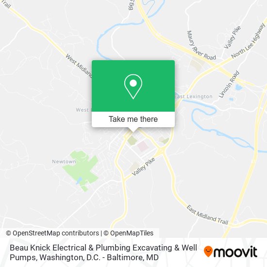Mapa de Beau Knick Electrical & Plumbing Excavating & Well Pumps