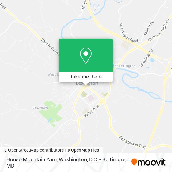 House Mountain Yarn map