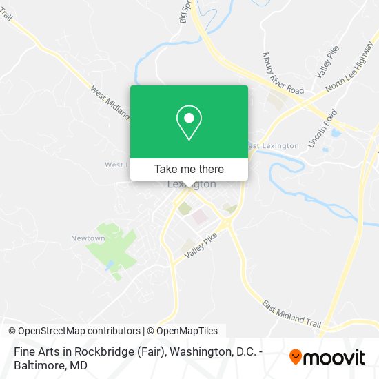 Fine Arts in Rockbridge (Fair) map