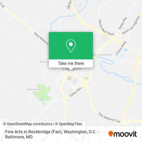 Fine Arts in Rockbridge (Fair) map