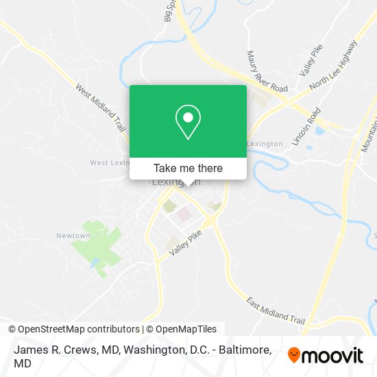 James R. Crews, MD map