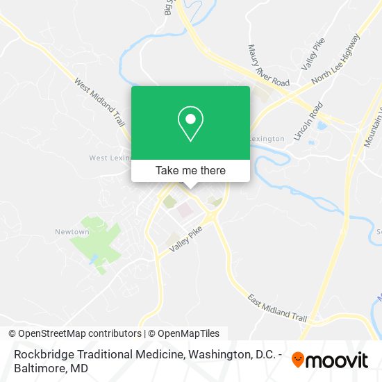 Rockbridge Traditional Medicine map