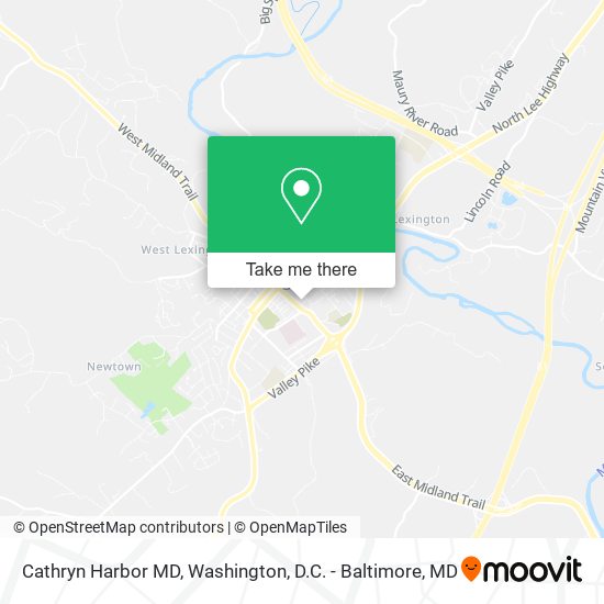 Cathryn Harbor MD map