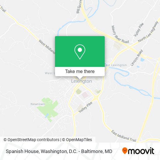Spanish House map