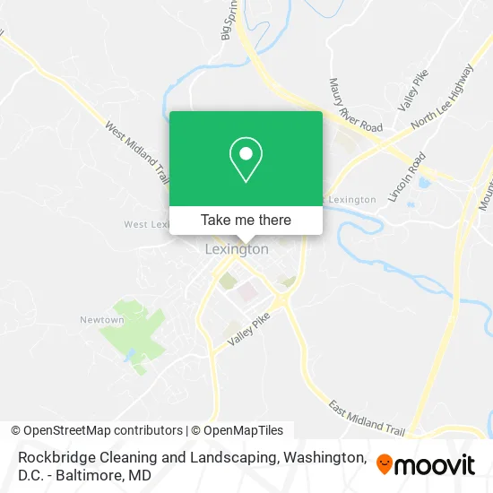 Rockbridge Cleaning and Landscaping map