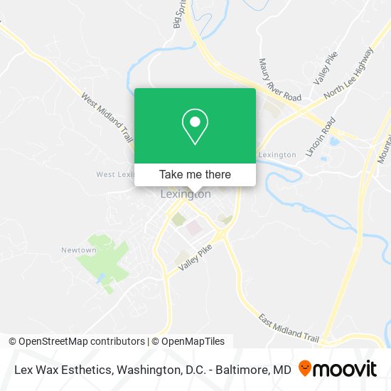 Lex Wax Esthetics map