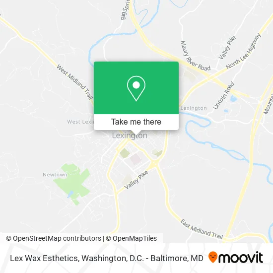 Lex Wax Esthetics map