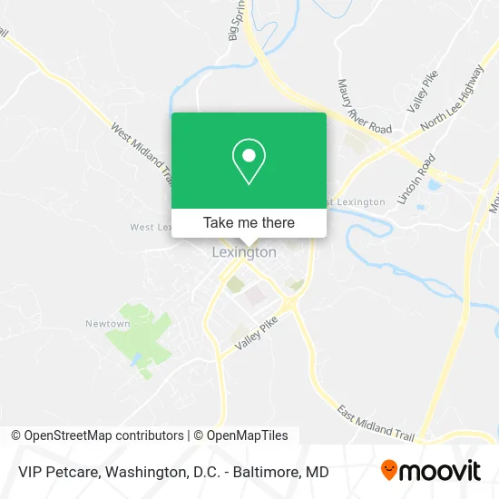 VIP Petcare map