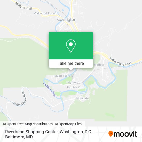 Mapa de Riverbend Shopping Center