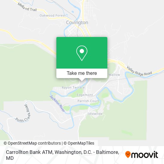 Carrollton Bank ATM map