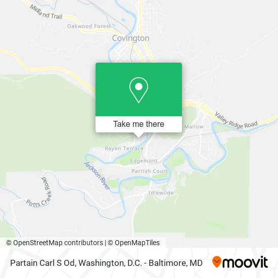 Partain Carl S Od map