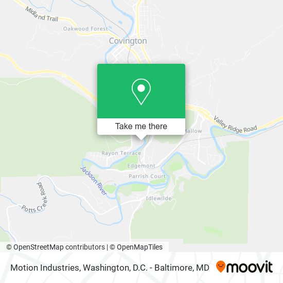 Mapa de Motion Industries