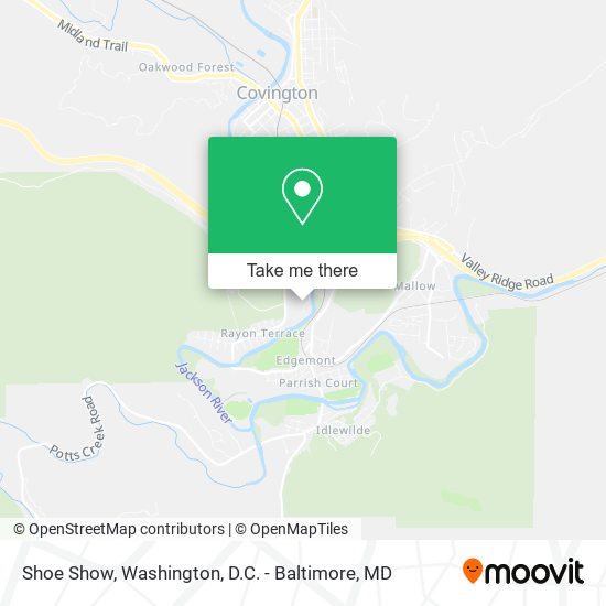 Shoe Show map