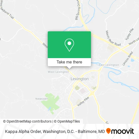 Kappa Alpha Order map