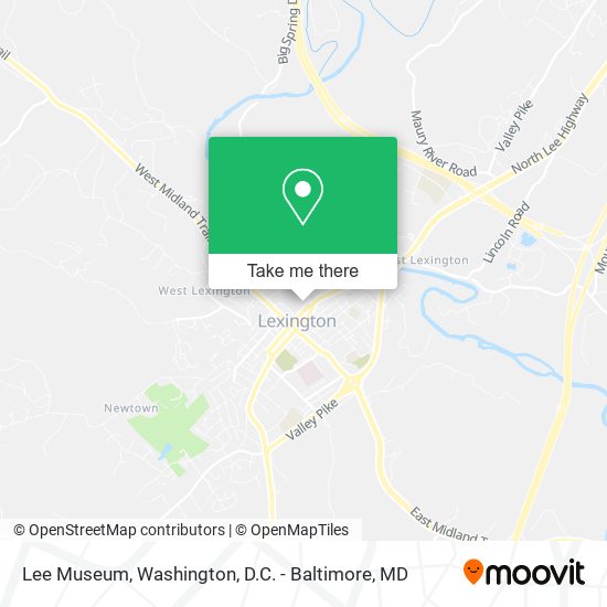 Lee Museum map