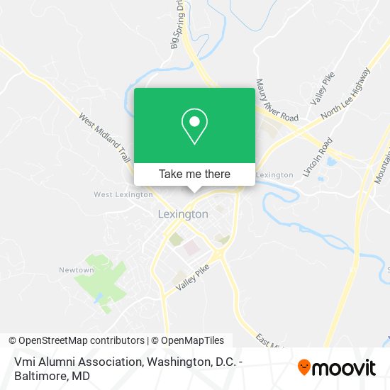 Vmi Alumni Association map