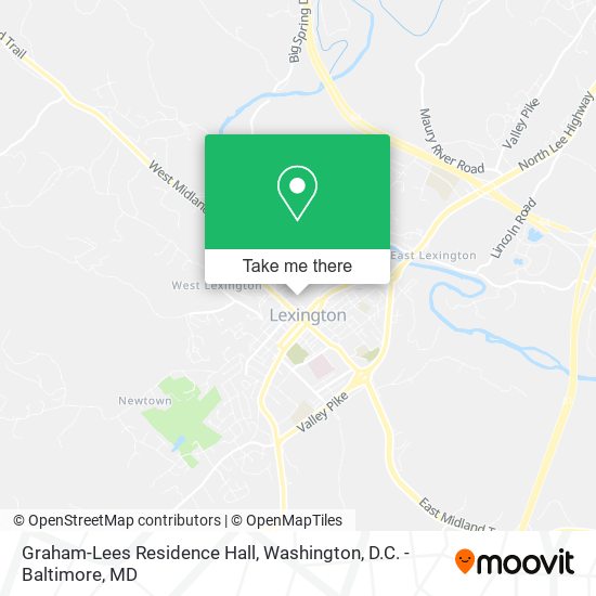 Graham-Lees Residence Hall map