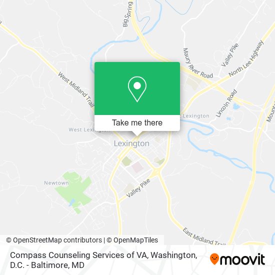 Compass Counseling Services of VA map