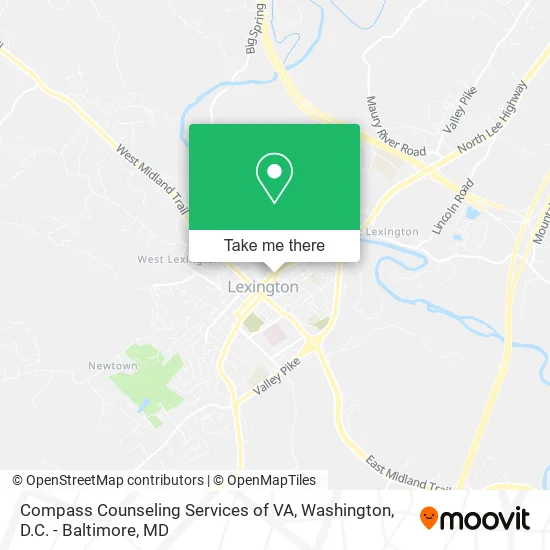 Mapa de Compass Counseling Services of VA