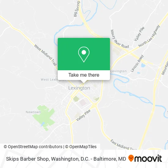 Mapa de Skips Barber Shop