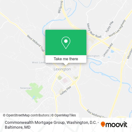 Mapa de Commonwealth Mortgage Group