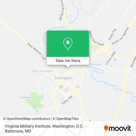 Virginia Military Institute map