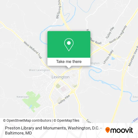Mapa de Preston Library and Monuments