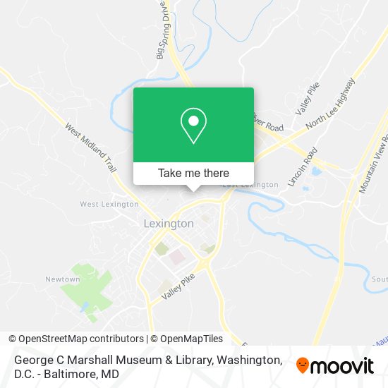 George C Marshall Museum & Library map