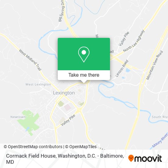 Mapa de Cormack Field House
