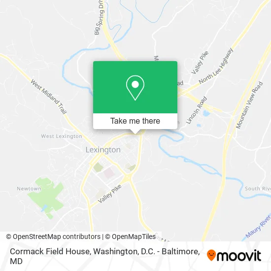 Mapa de Cormack Field House