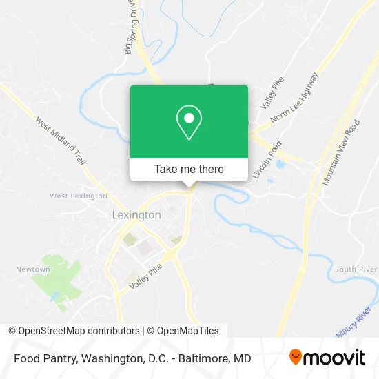 Food Pantry map