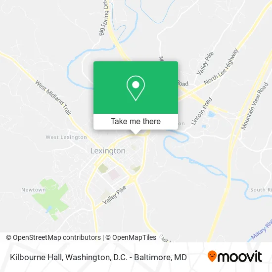 Mapa de Kilbourne Hall