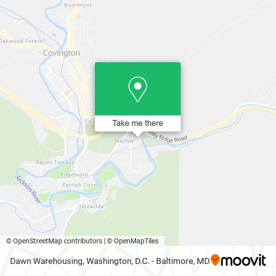 Mapa de Dawn Warehousing