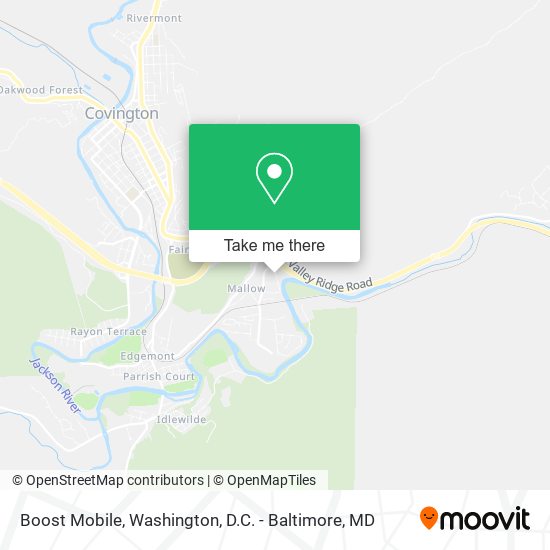 Boost Mobile map