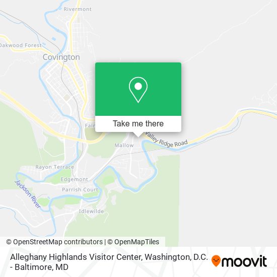 Mapa de Alleghany Highlands Visitor Center