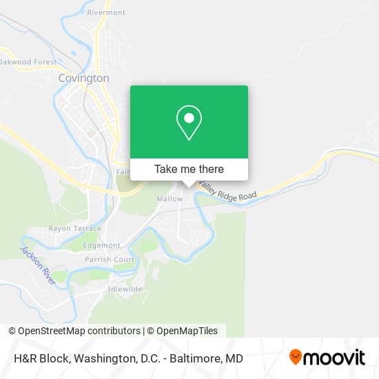 H&R Block map