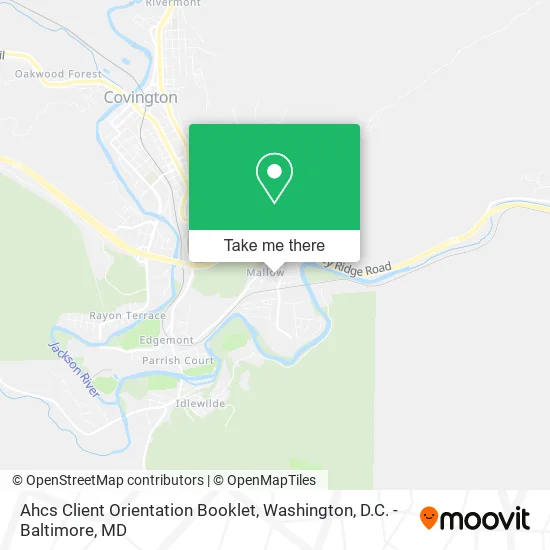 Ahcs Client Orientation Booklet map