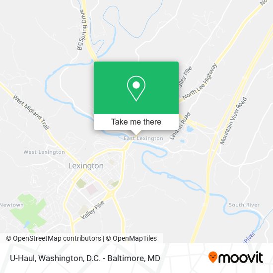 Mapa de U-Haul