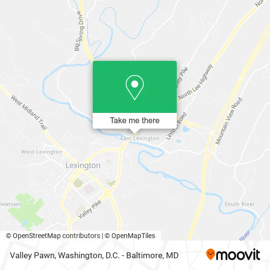 Valley Pawn map