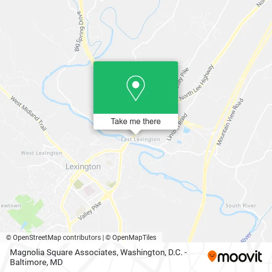 Mapa de Magnolia Square Associates