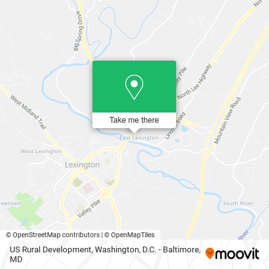 US Rural Development map