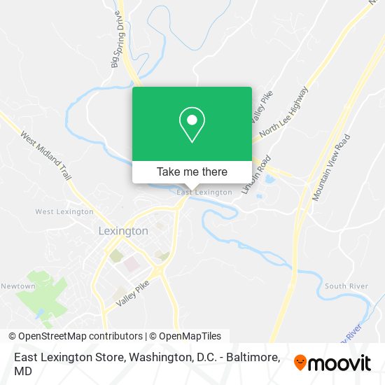 East Lexington Store map