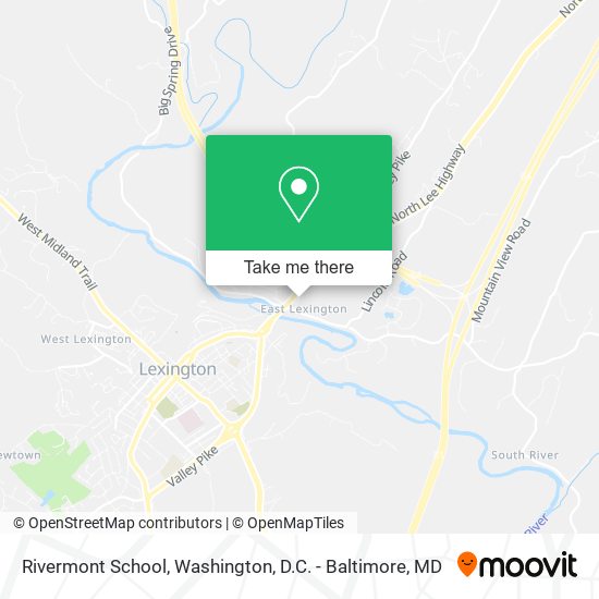Rivermont School map