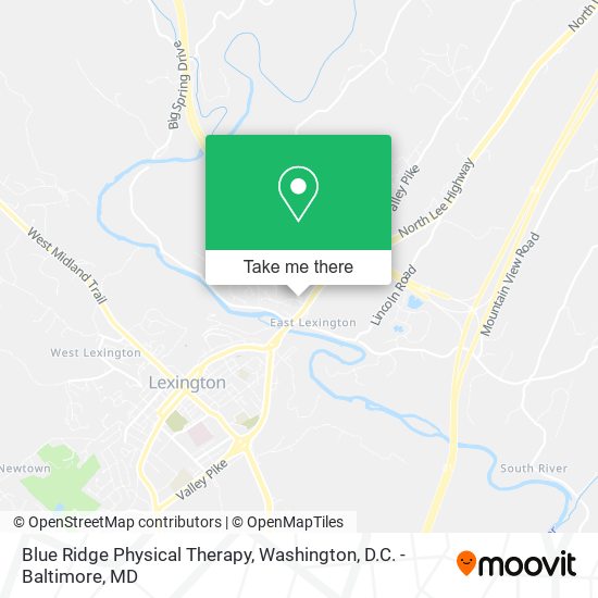 Blue Ridge Physical Therapy map