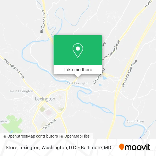 Store Lexington map