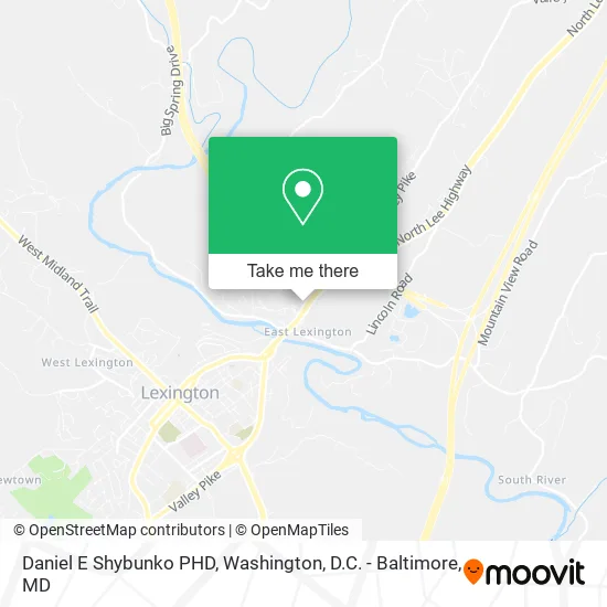 Daniel E Shybunko PHD map