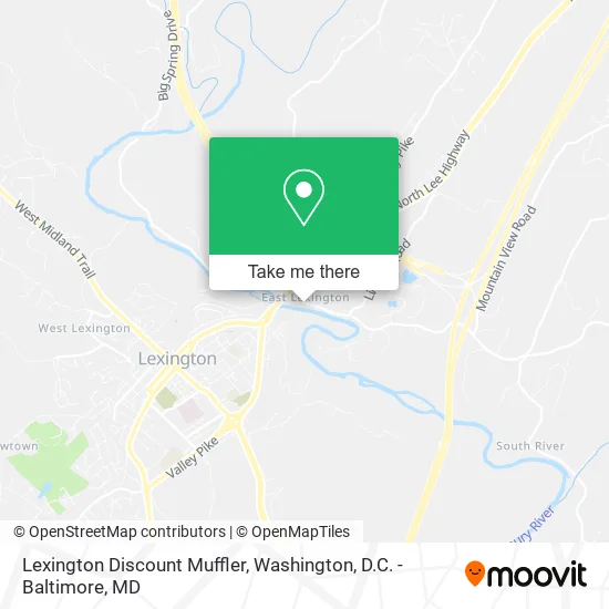 Lexington Discount Muffler map
