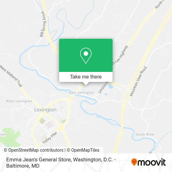 Emma Jean's General Store map